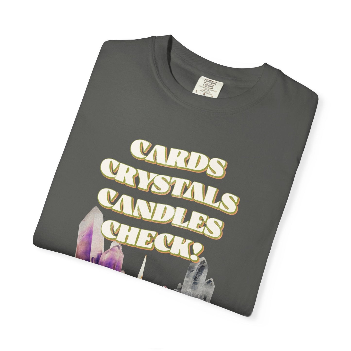 Cards, Crystals, Candles T-Shirt Printify
