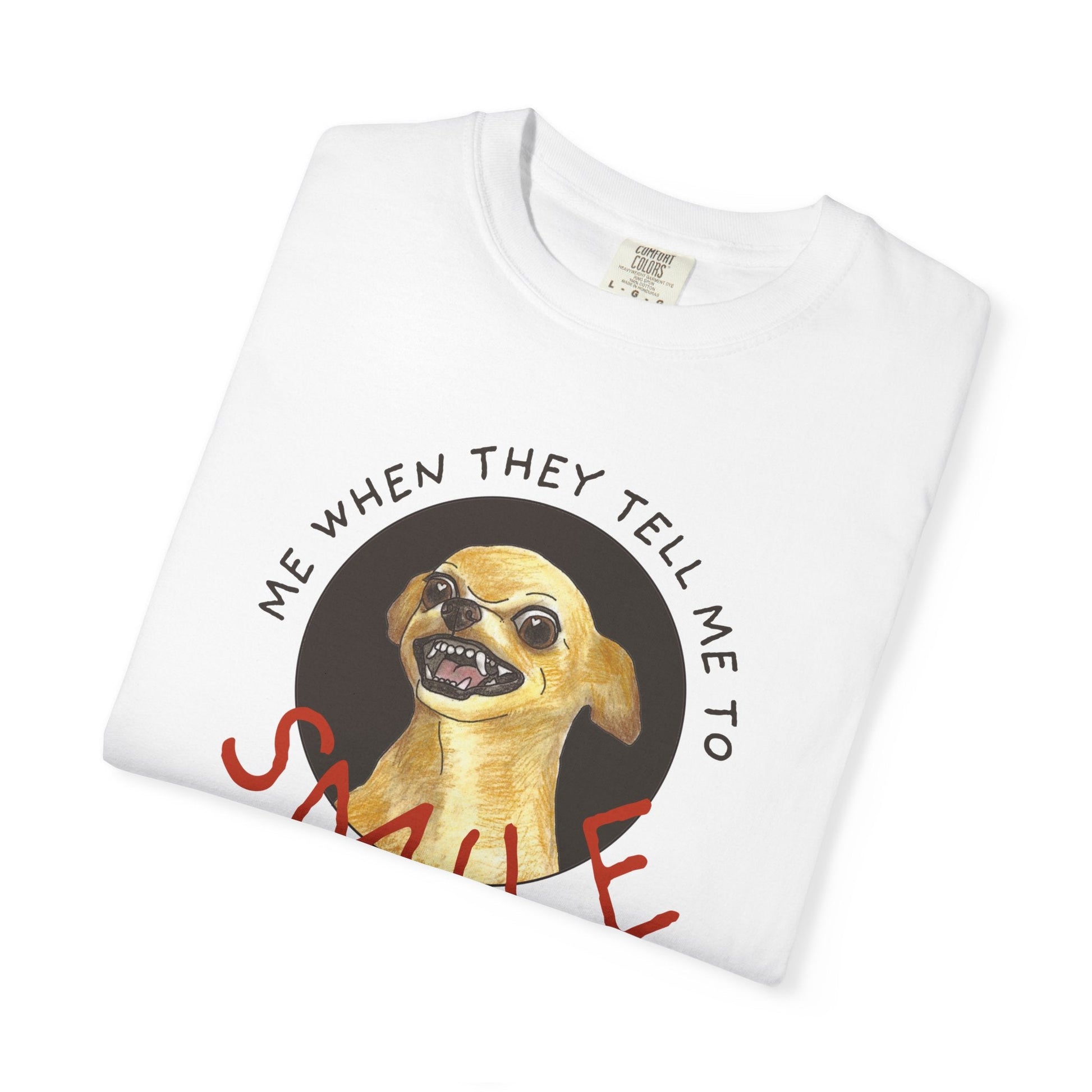Tell Me To Smile T-Shirt Printify