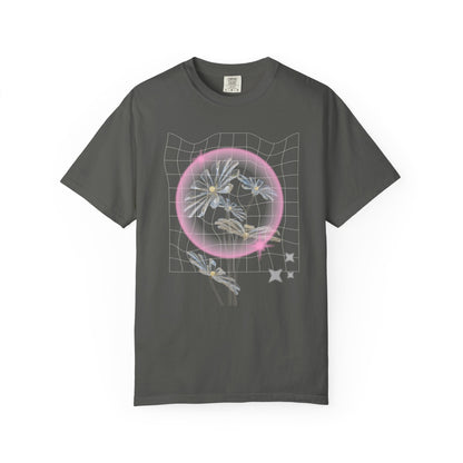 Floral Vaporwave T-Shirt Printify