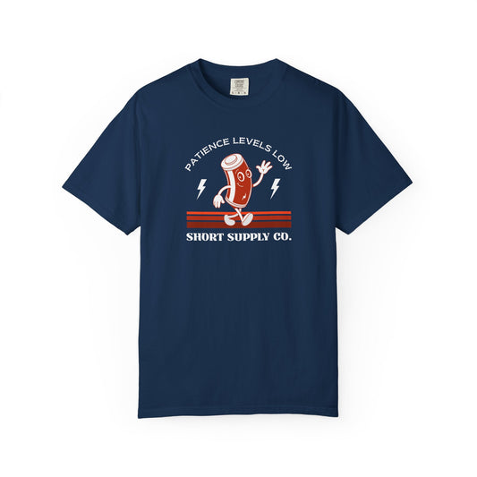 Patience Levels Low T-Shirt Printify