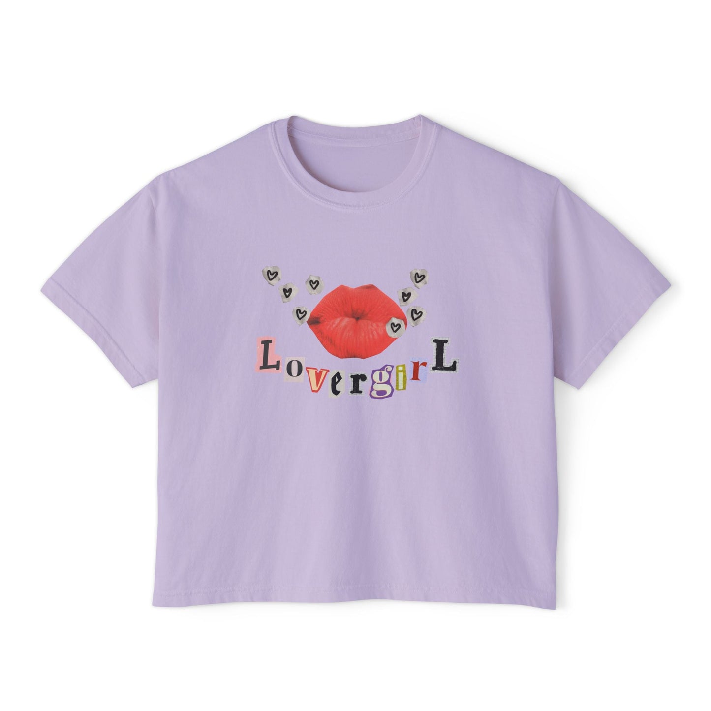 Lovergirl Boxy Crop Top Printify