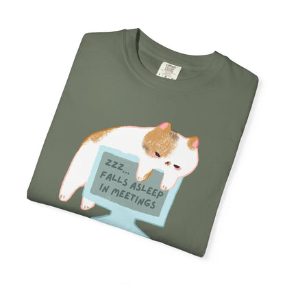 Falls Asleep During Meetings T-Shirt Printify