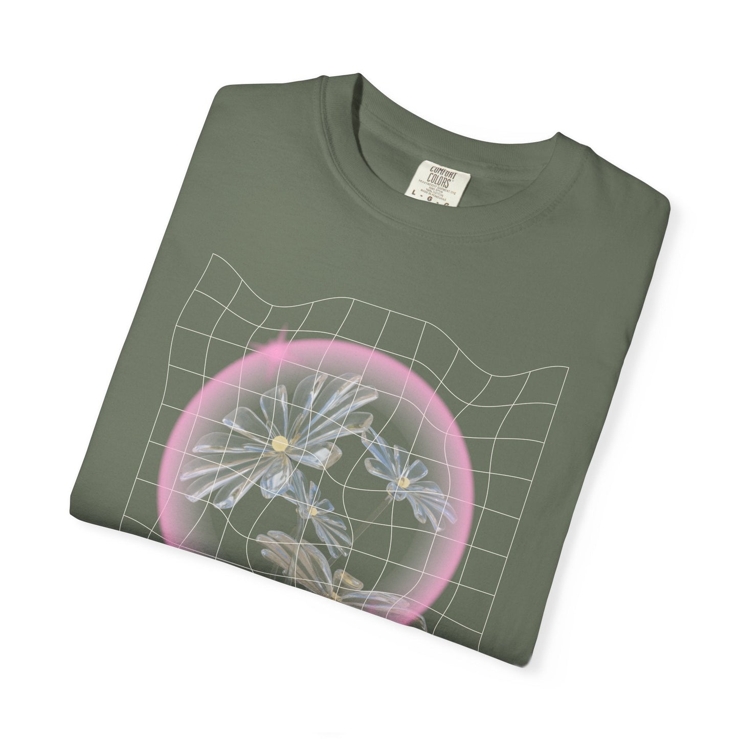 Floral Vaporwave T-Shirt Printify