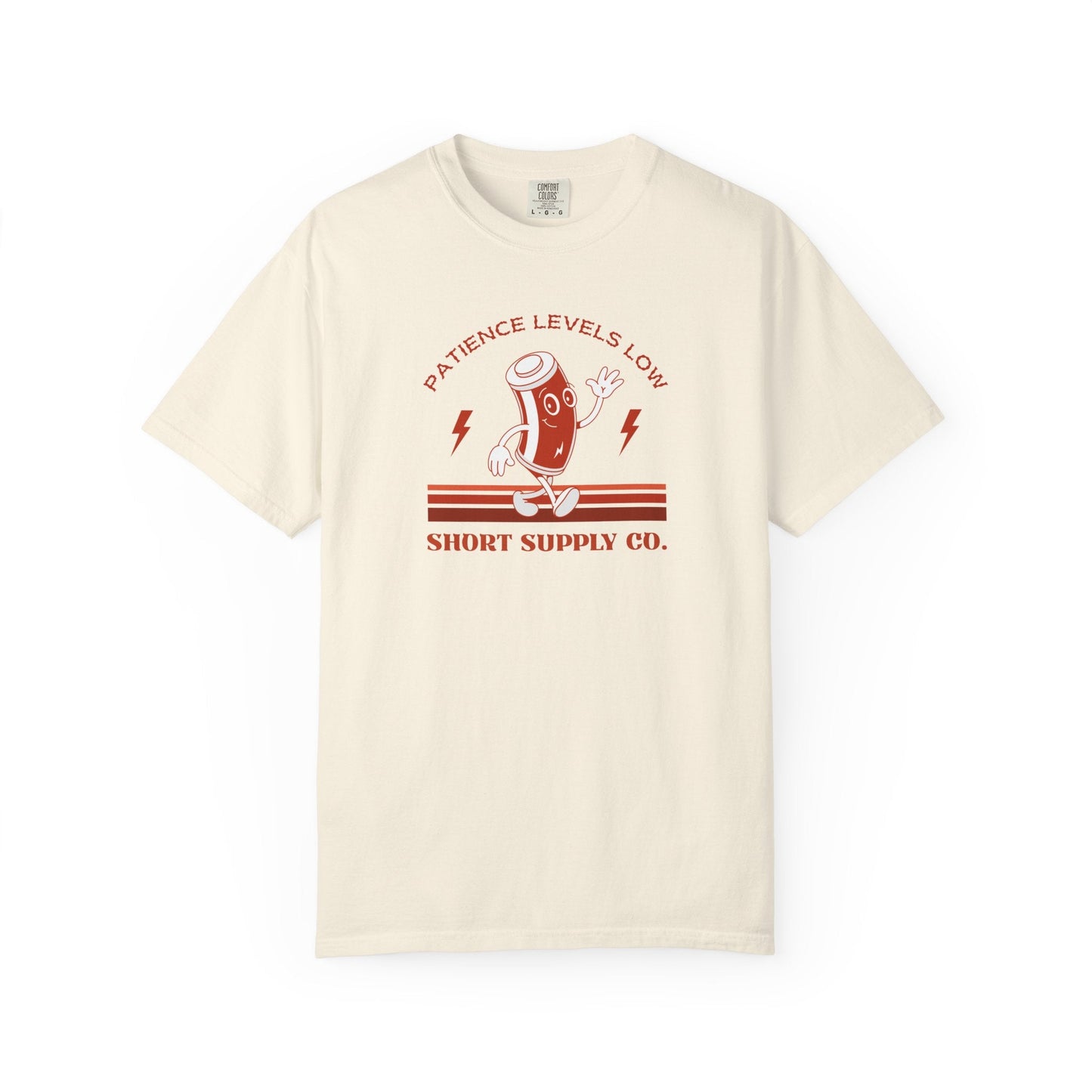 Patience Levels Low T-Shirt Printify