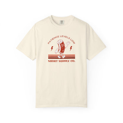 Patience Levels Low T-Shirt Printify