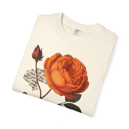 Botanical Rose T-Shirt Printify