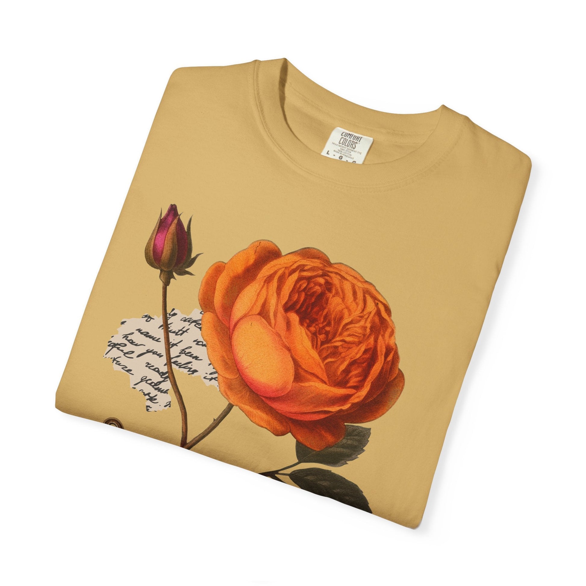 Botanical Rose T-Shirt Printify
