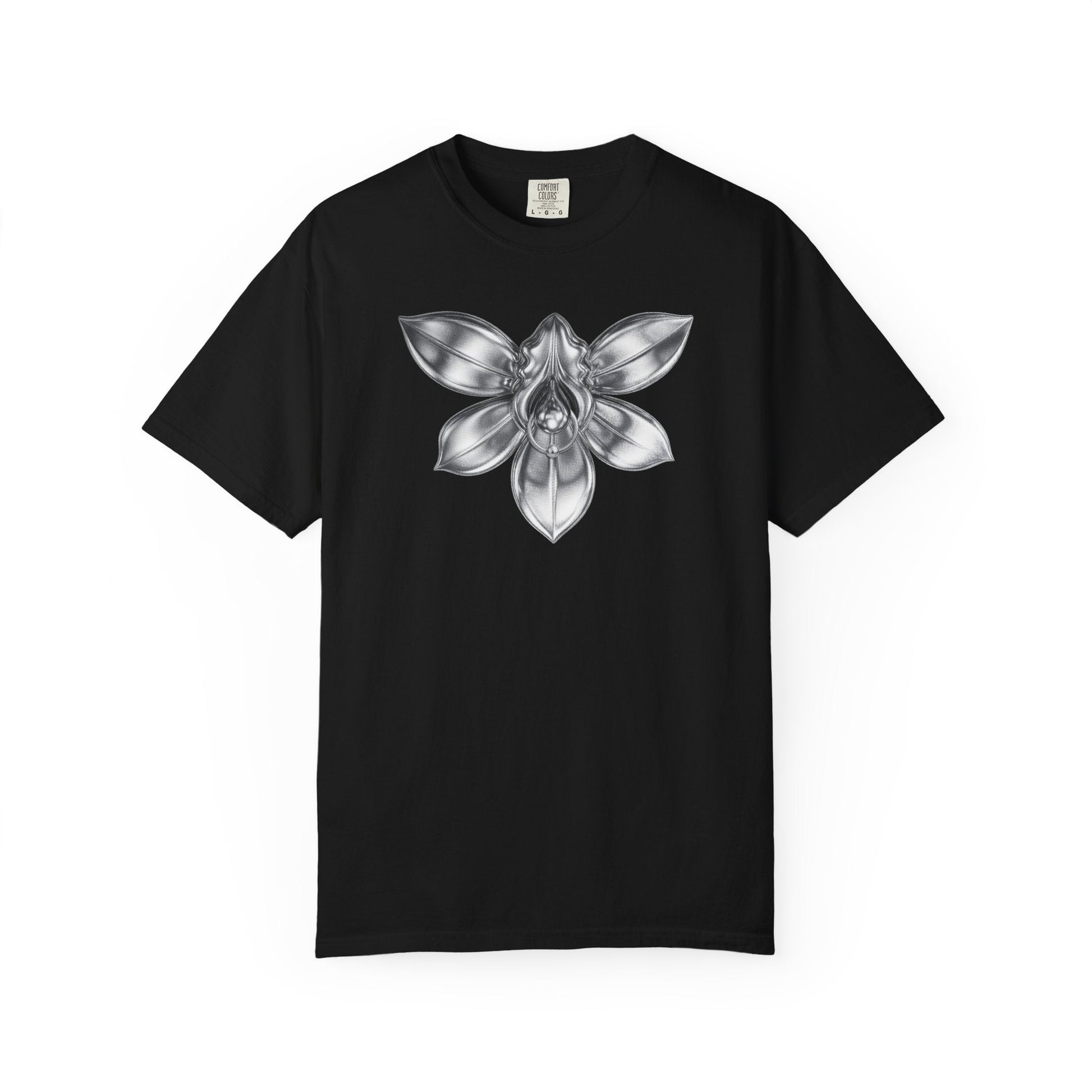 Flower Piercing T-Shirt Printify