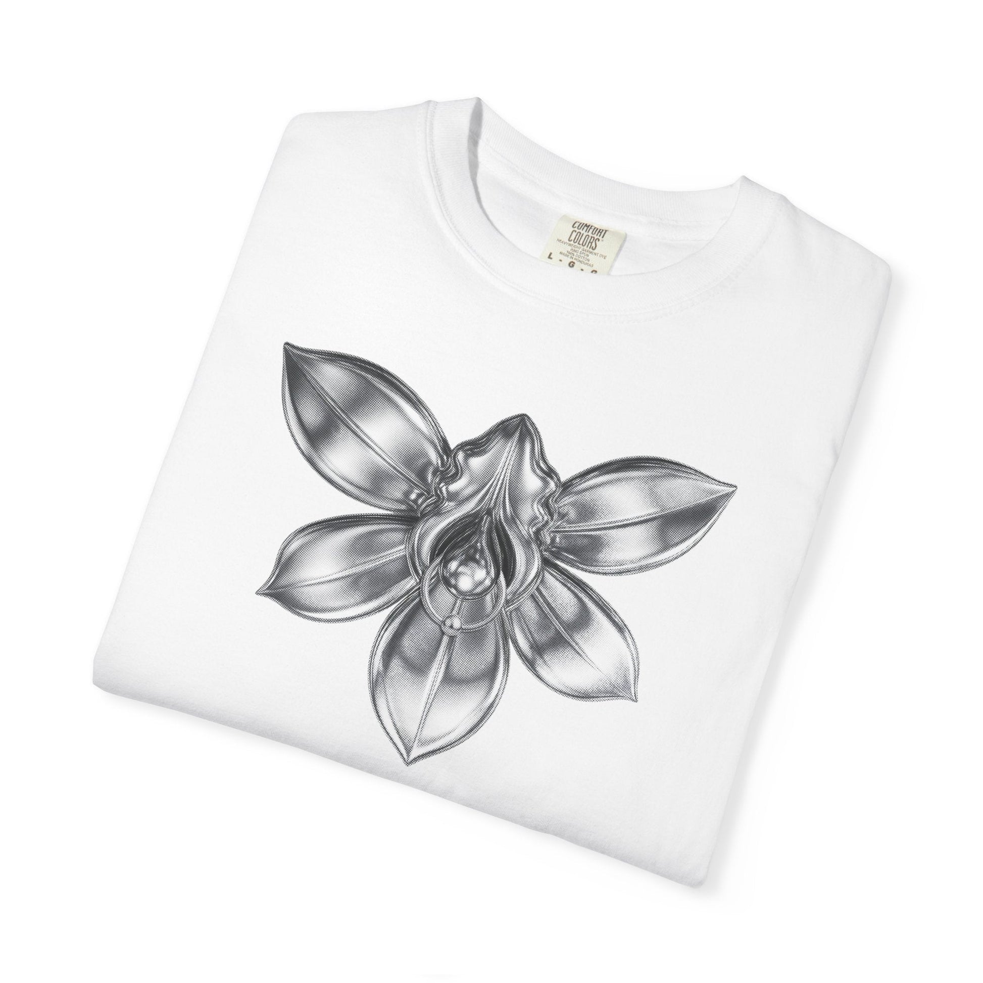 Flower Piercing T-Shirt Printify