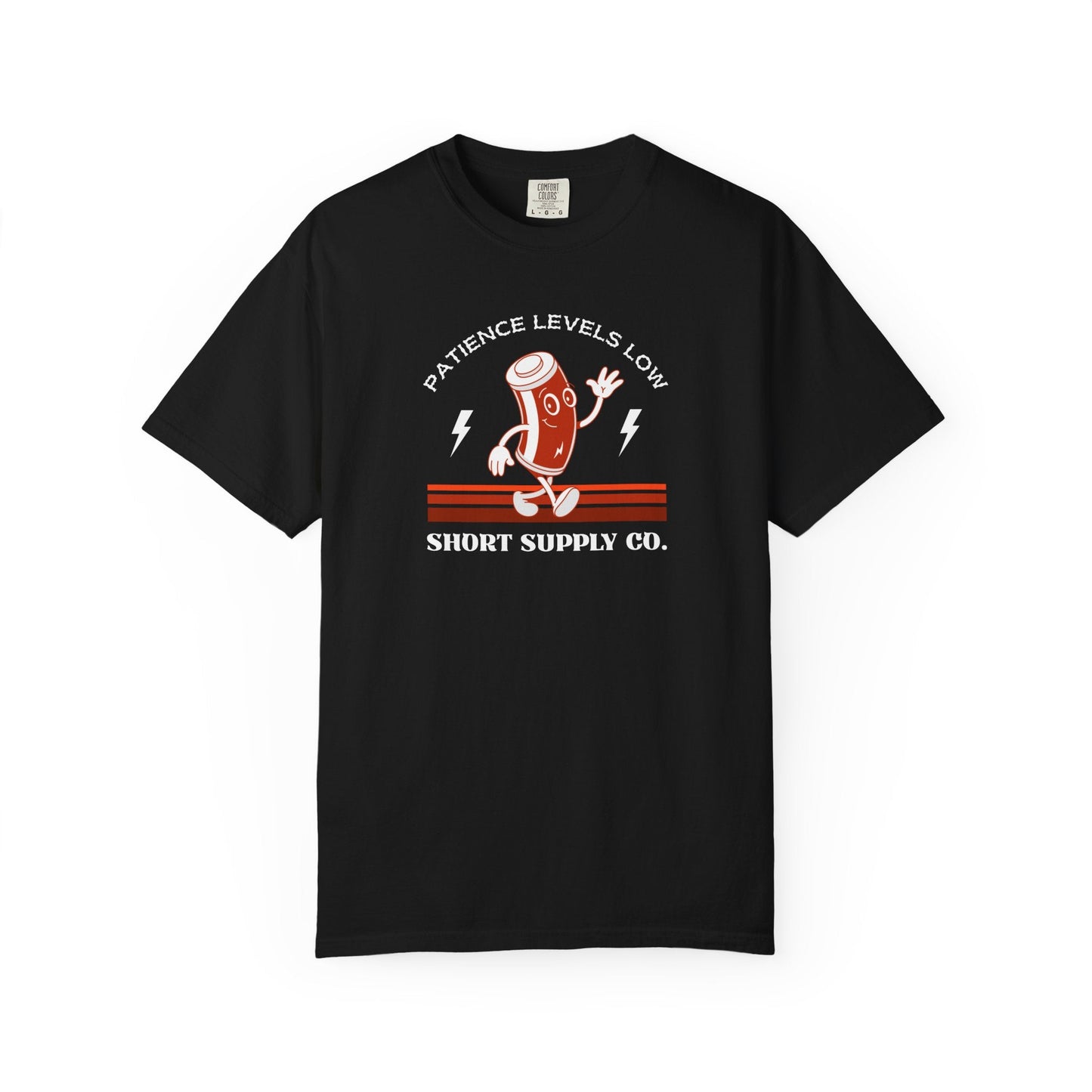 Patience Levels Low T-Shirt Printify