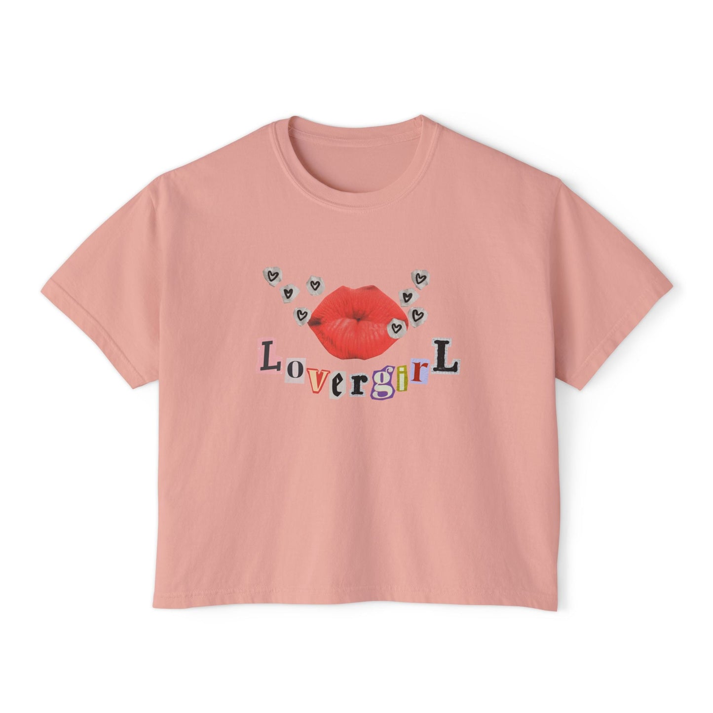 Lovergirl Boxy Crop Top Printify