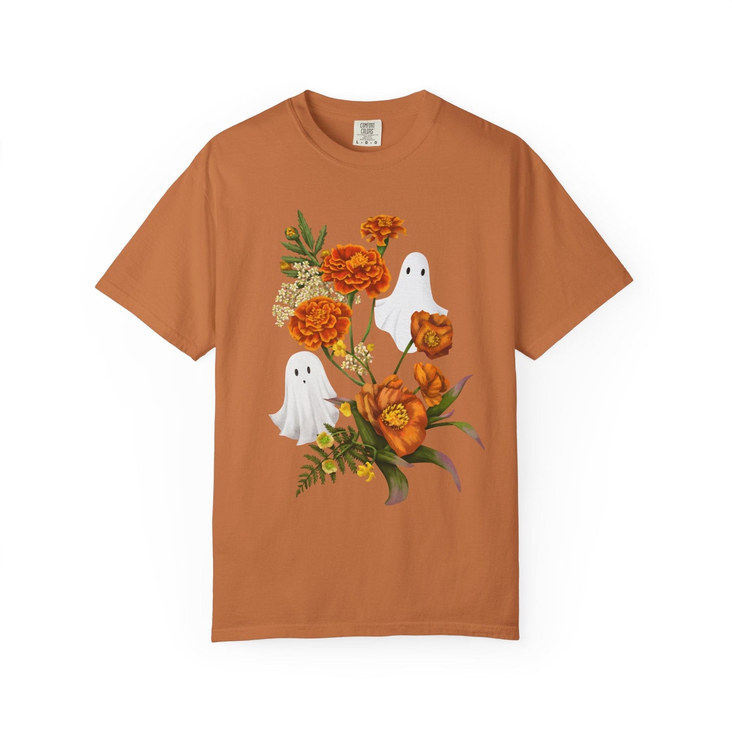 Ghosts & Marigolds T-Shirt Printify