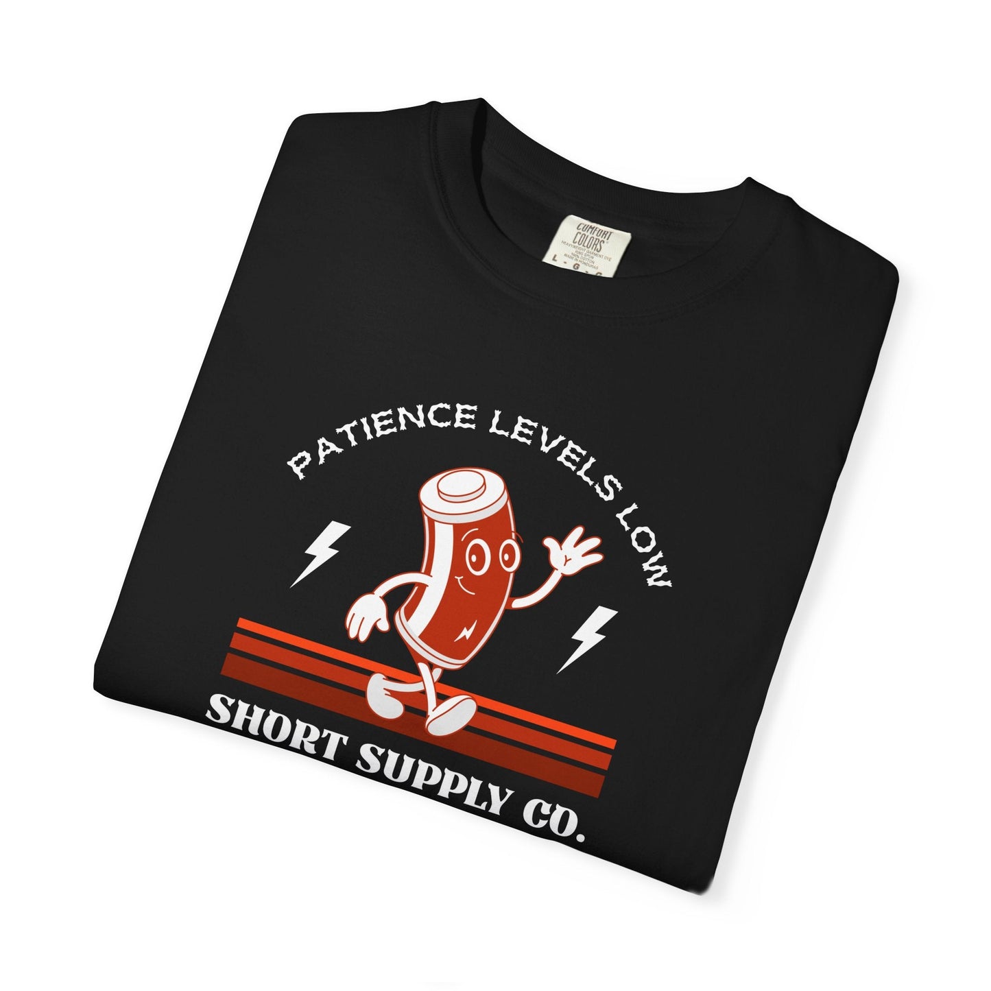 Patience Levels Low T-Shirt Printify