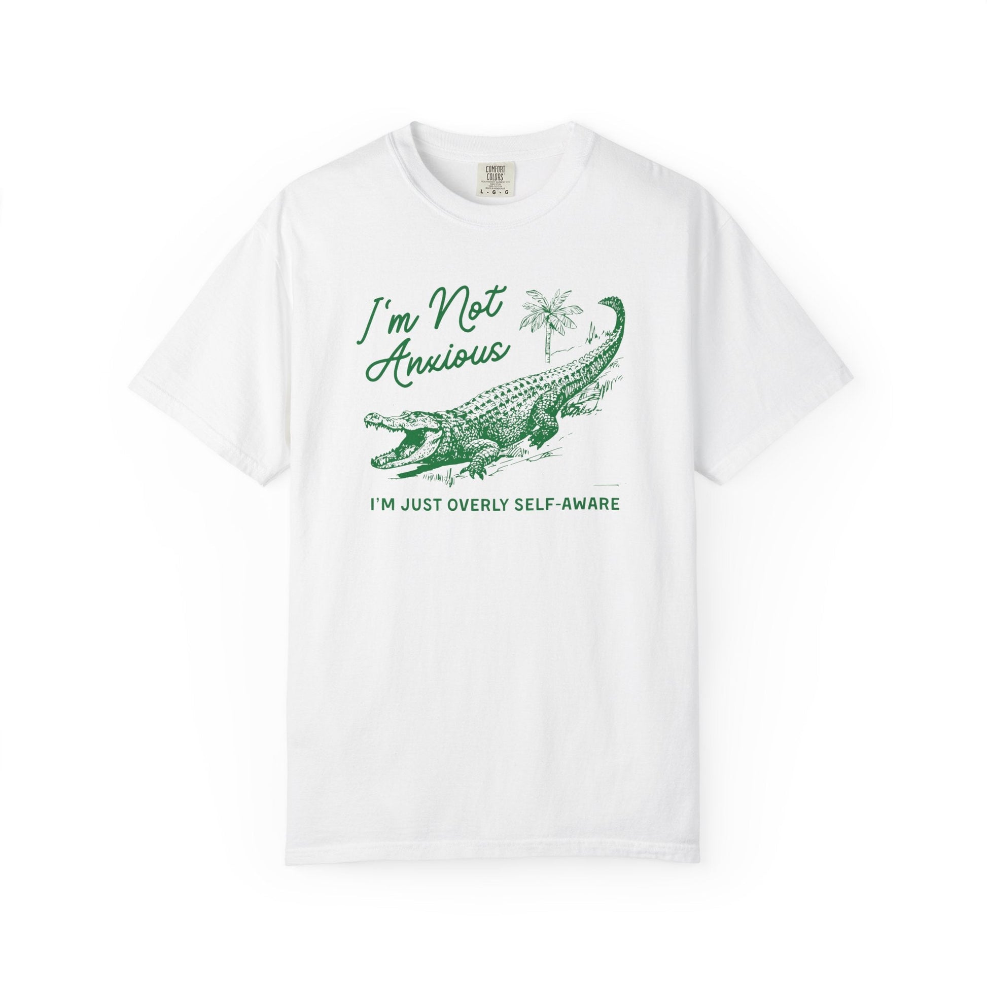 Anxious Alligator T-Shirt Printify