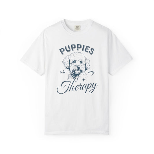 Puppies Are My Therapy T-Shirt Printify