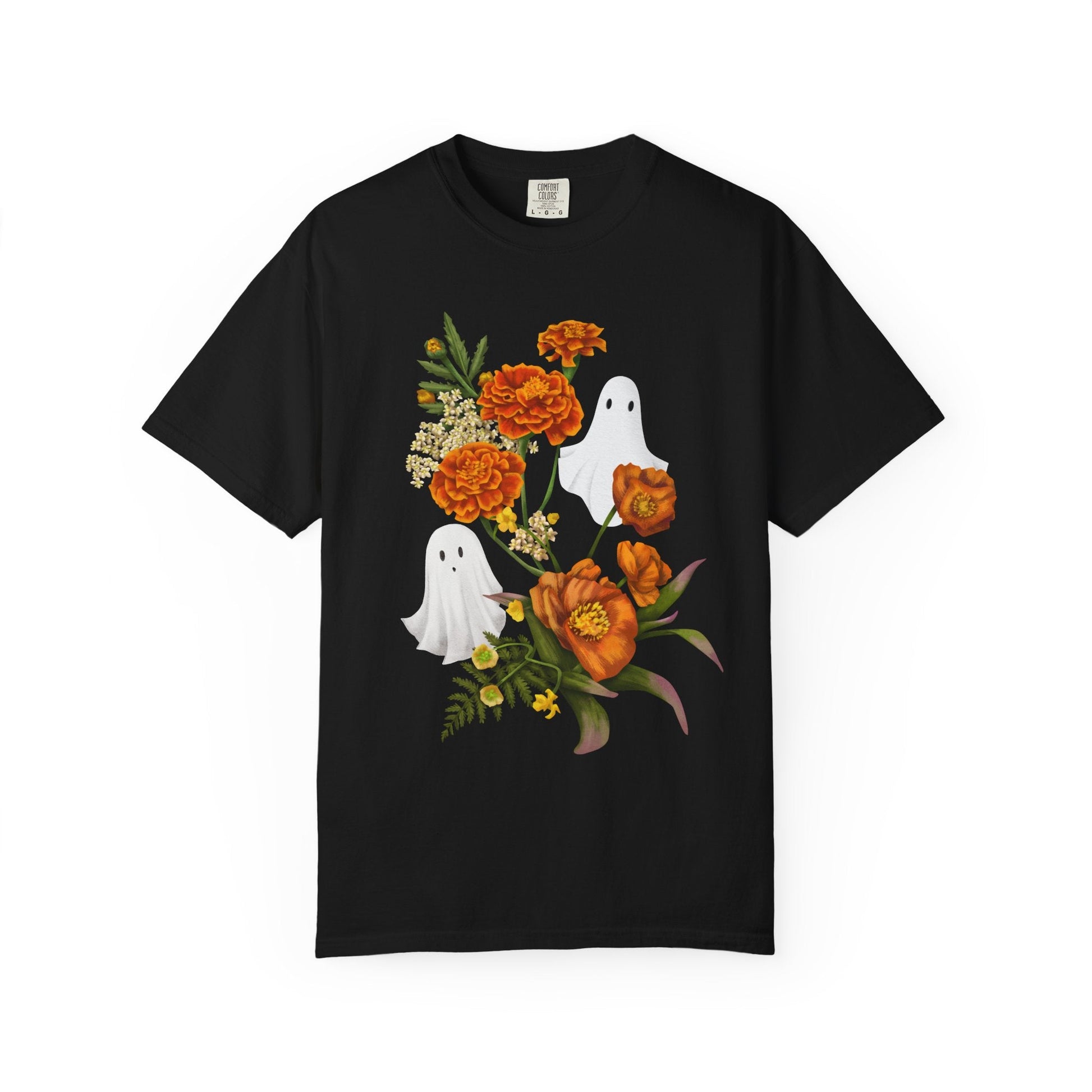 Ghosts & Marigolds T-Shirt Printify