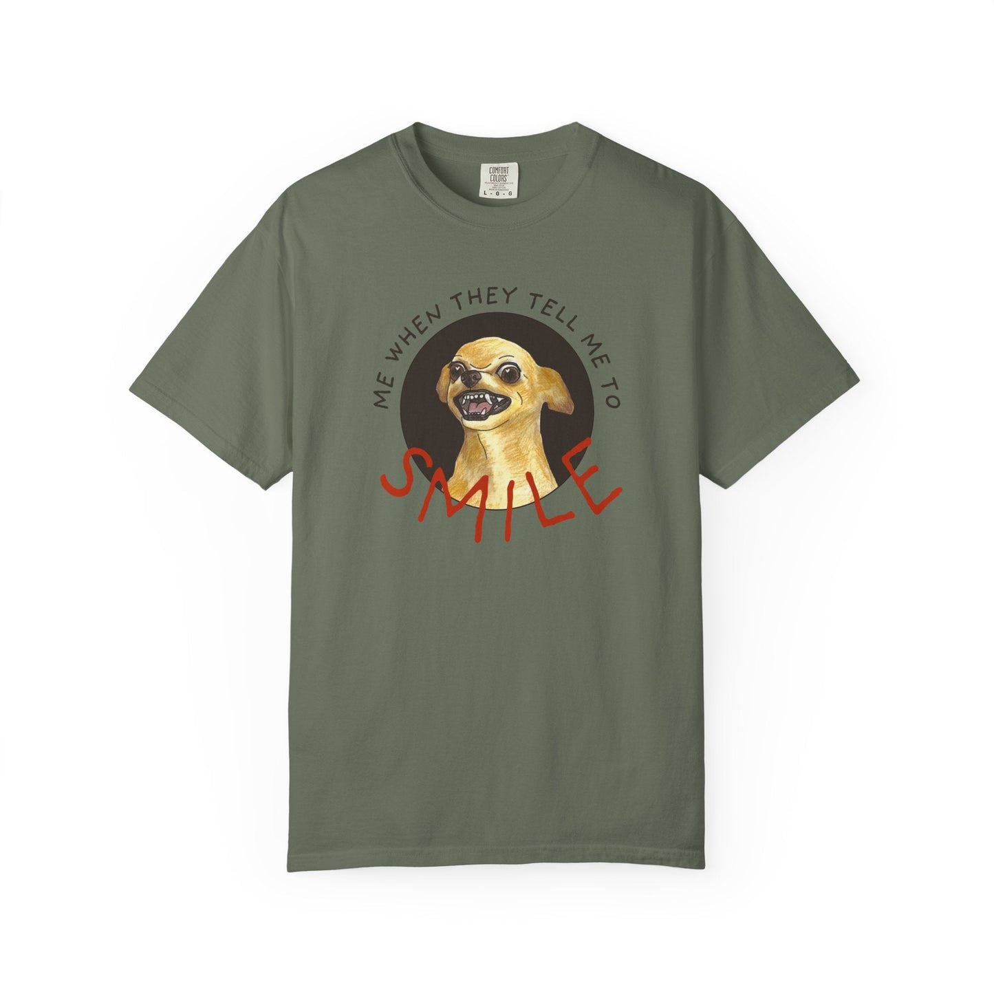 Tell Me To Smile T-Shirt Printify