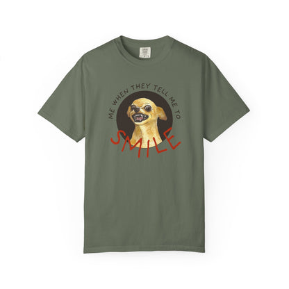 Tell Me To Smile T-Shirt Printify