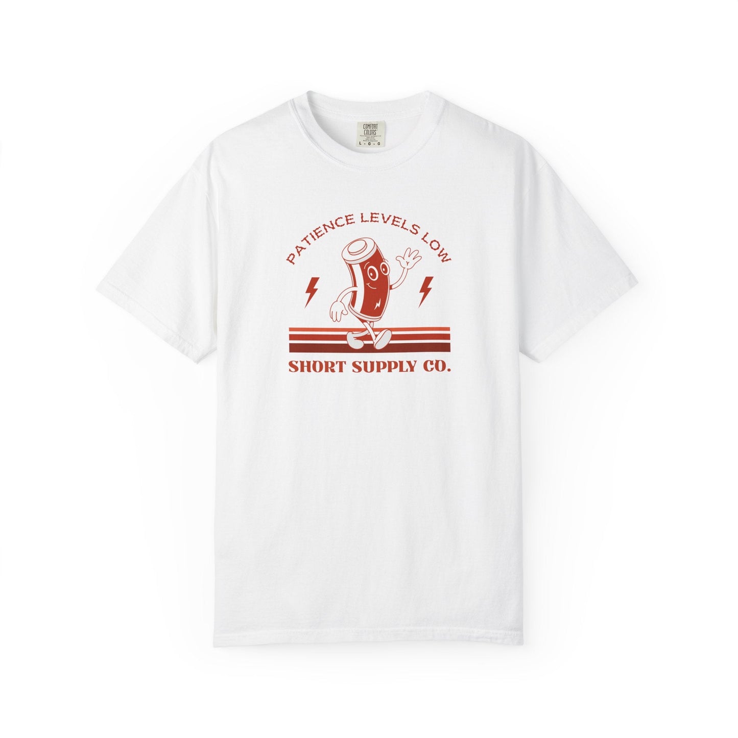 Patience Levels Low T-Shirt Printify