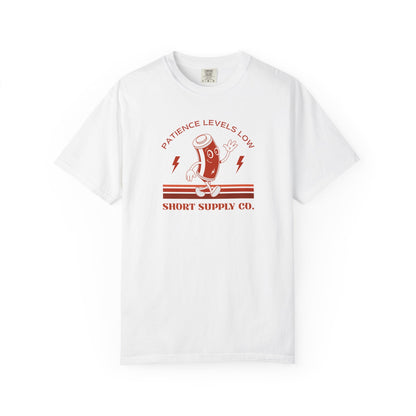 Patience Levels Low T-Shirt Printify
