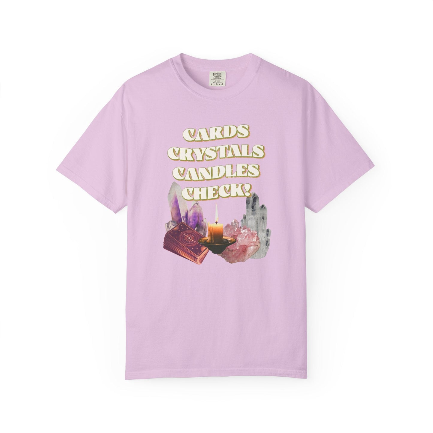 Cards, Crystals, Candles T-Shirt Printify