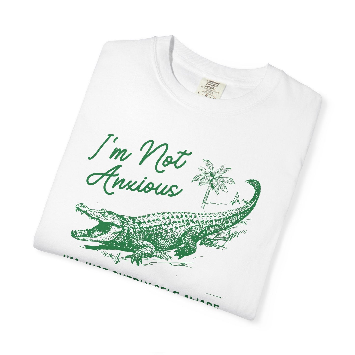 Anxious Alligator T-Shirt Printify