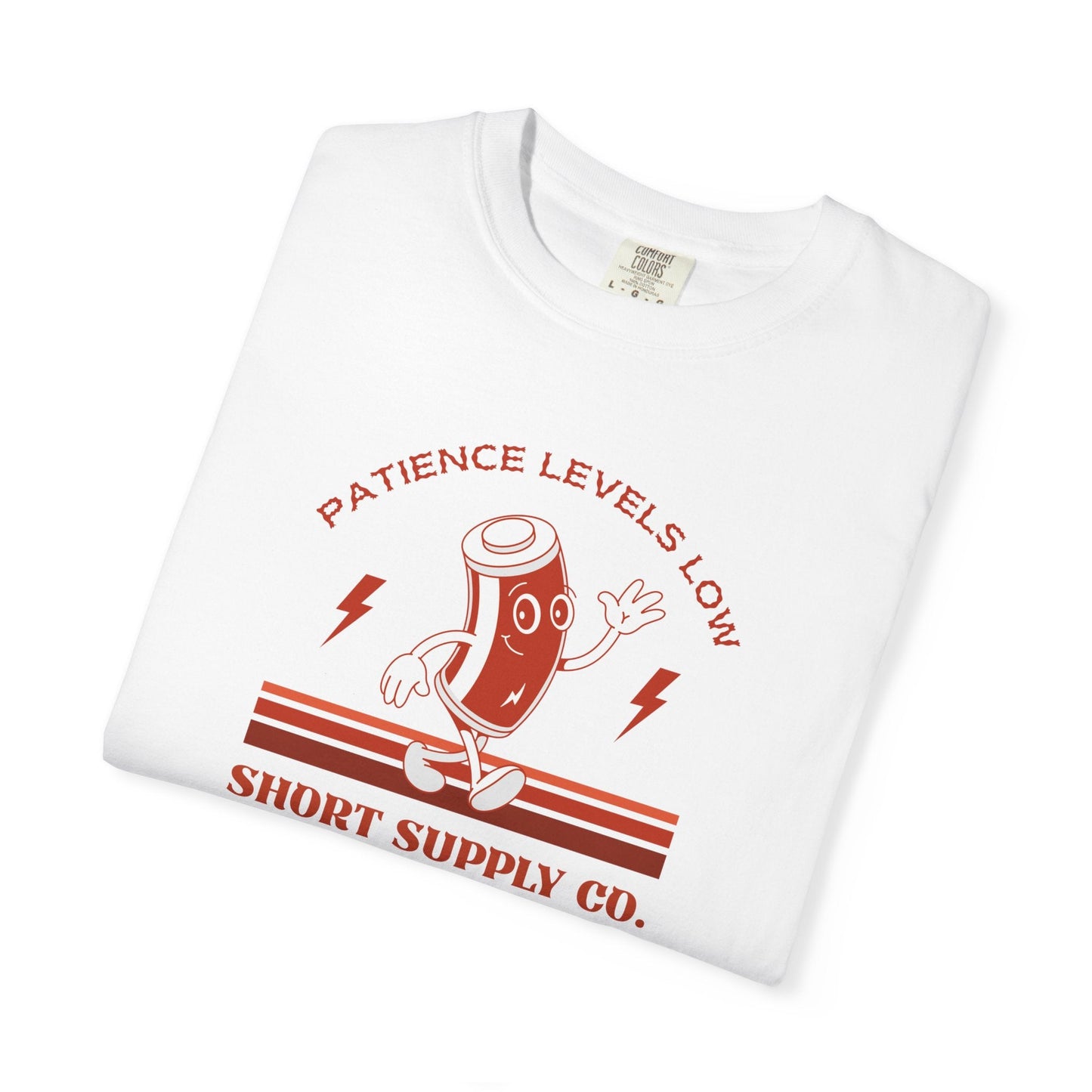 Patience Levels Low T-Shirt Printify