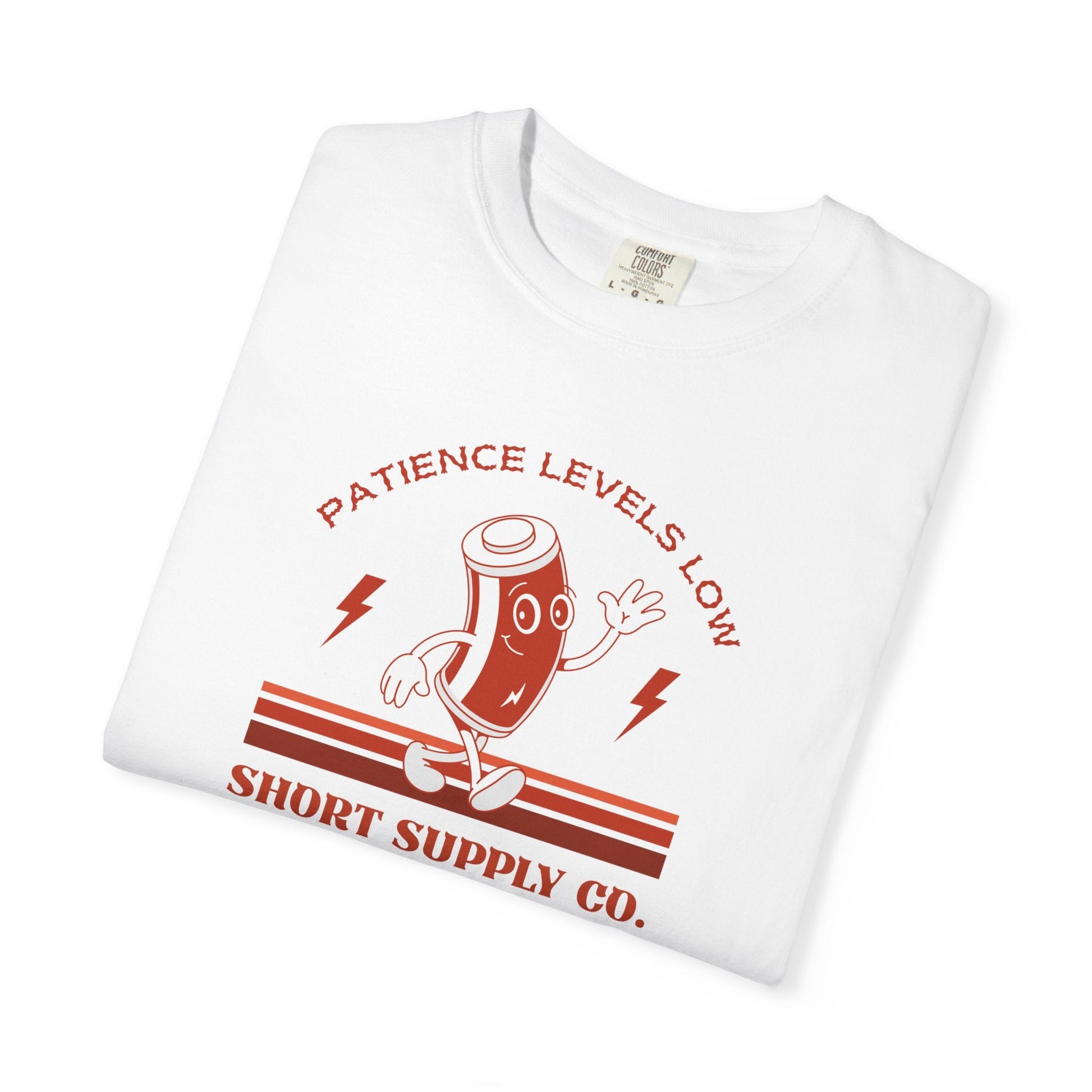 Patience Levels Low T-Shirt Printify