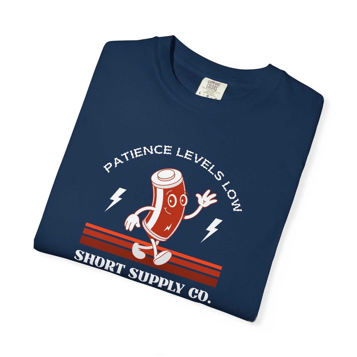 Patience Levels Low T-Shirt Printify