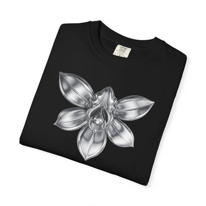 Flower Piercing T-Shirt Printify