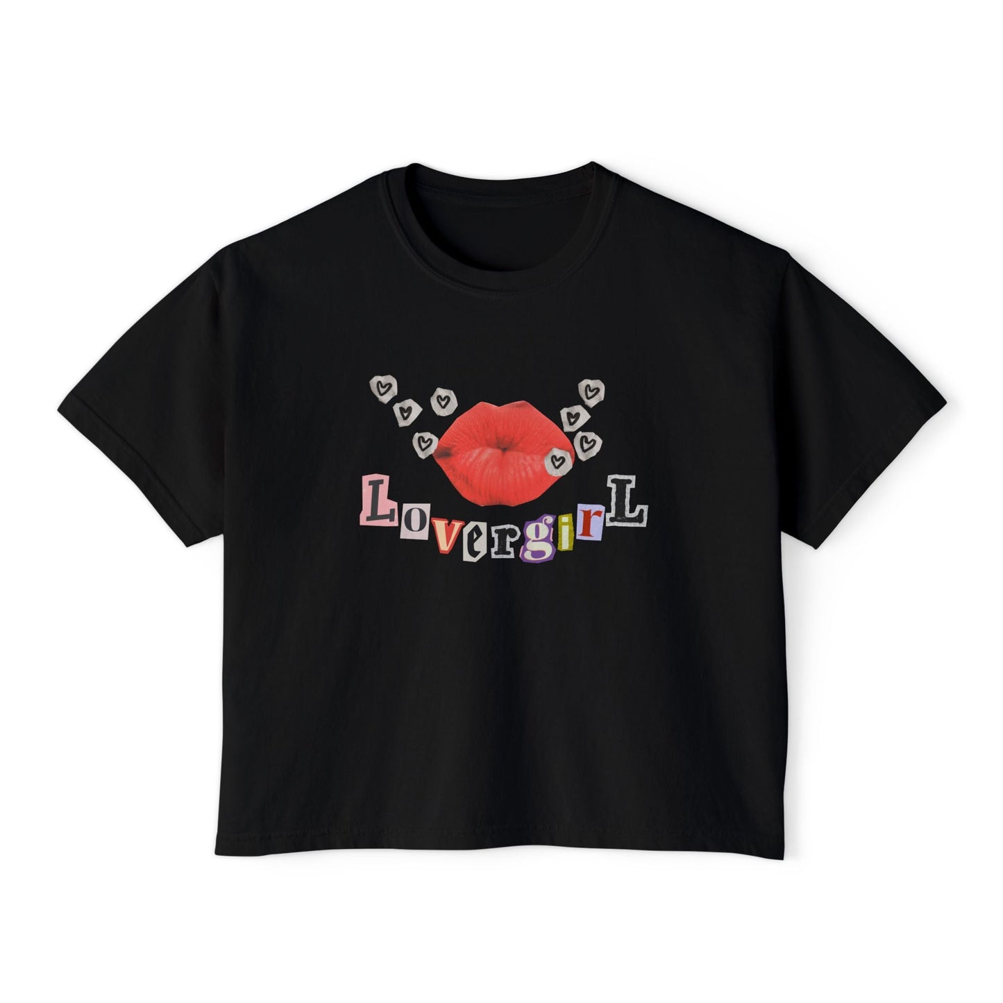 Lovergirl Boxy Crop Top Printify