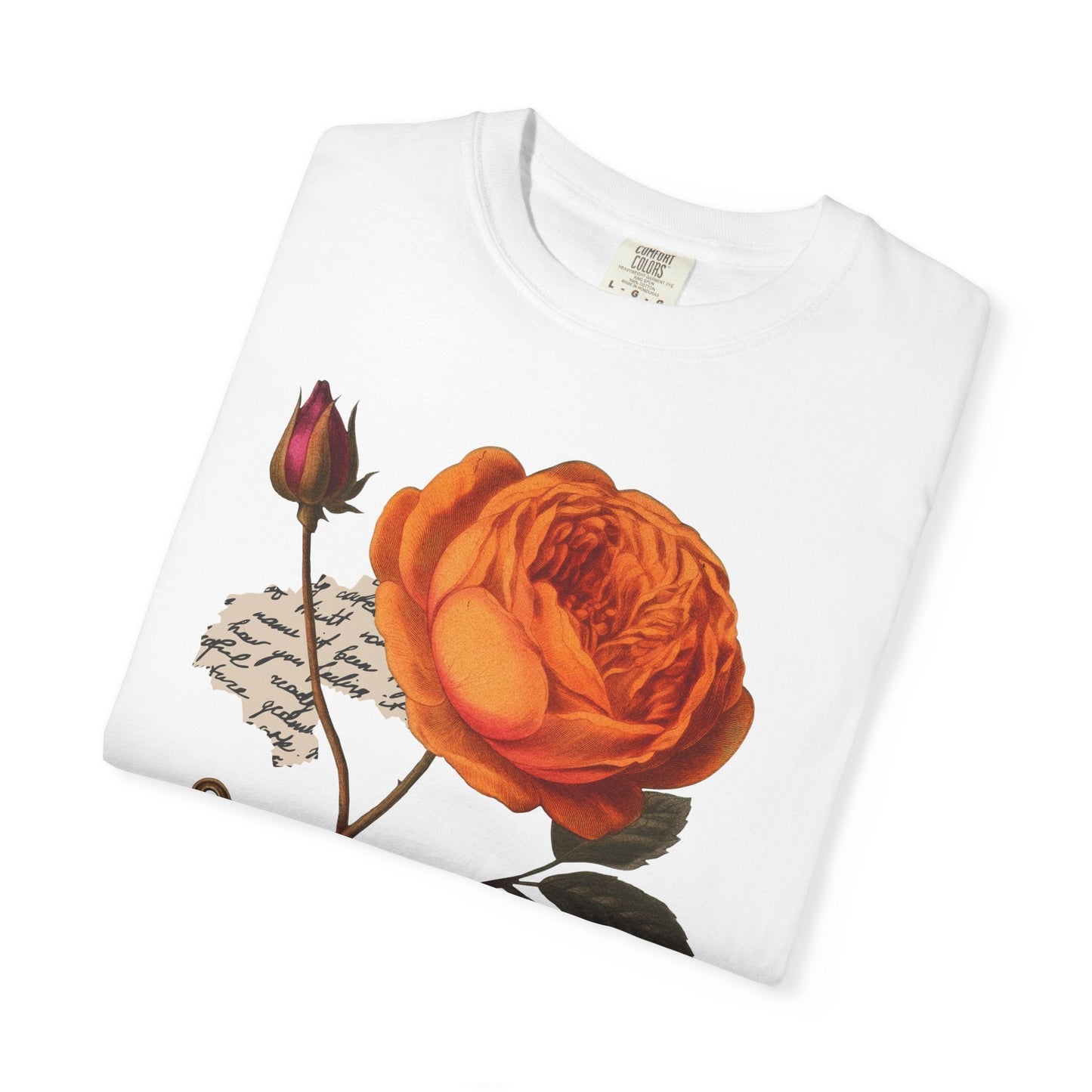 Botanical Rose T-Shirt Printify