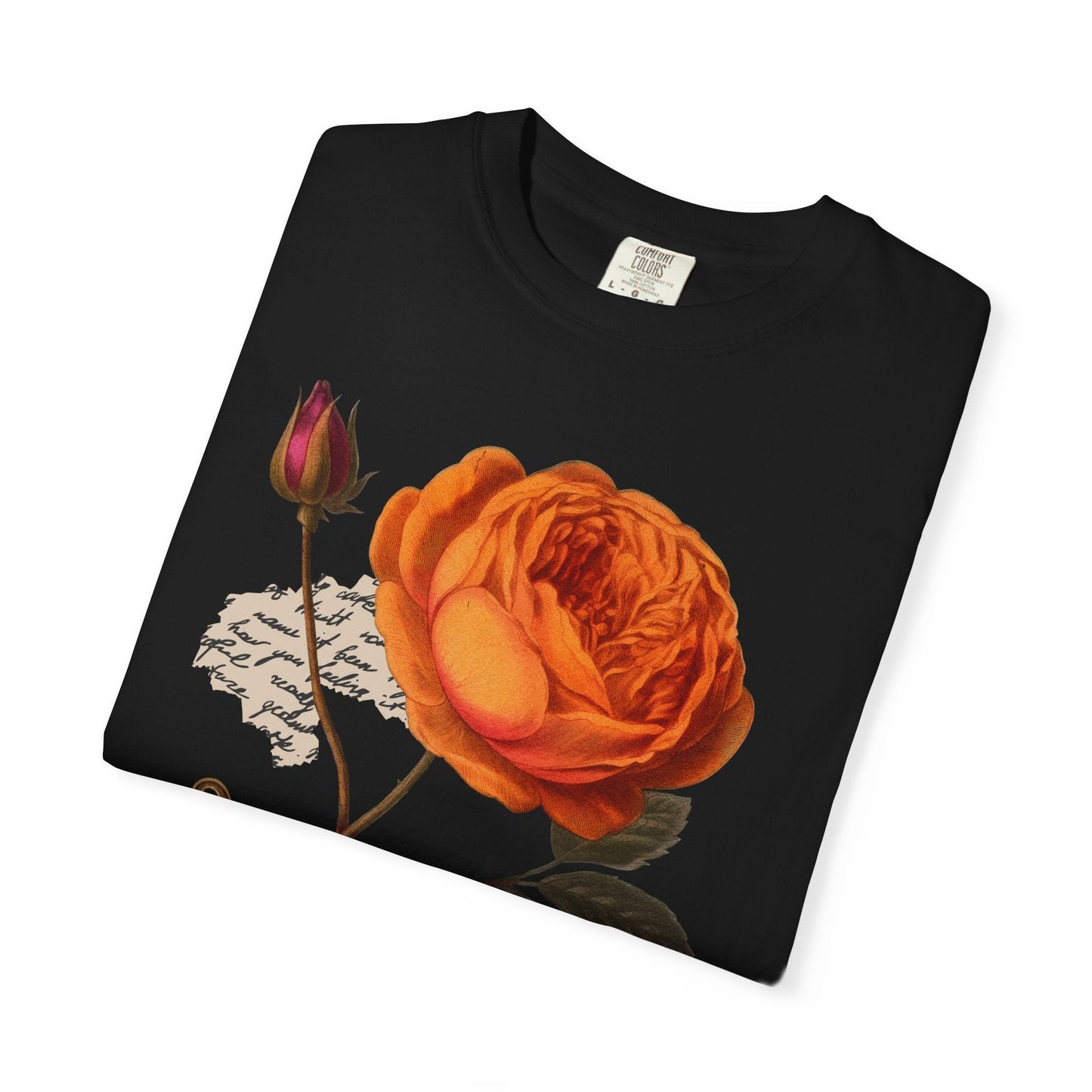 Botanical Rose T-Shirt Printify