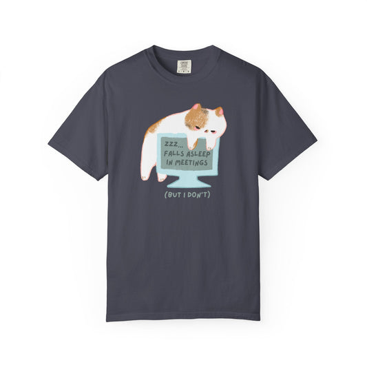 Falls Asleep During Meetings T-Shirt Printify