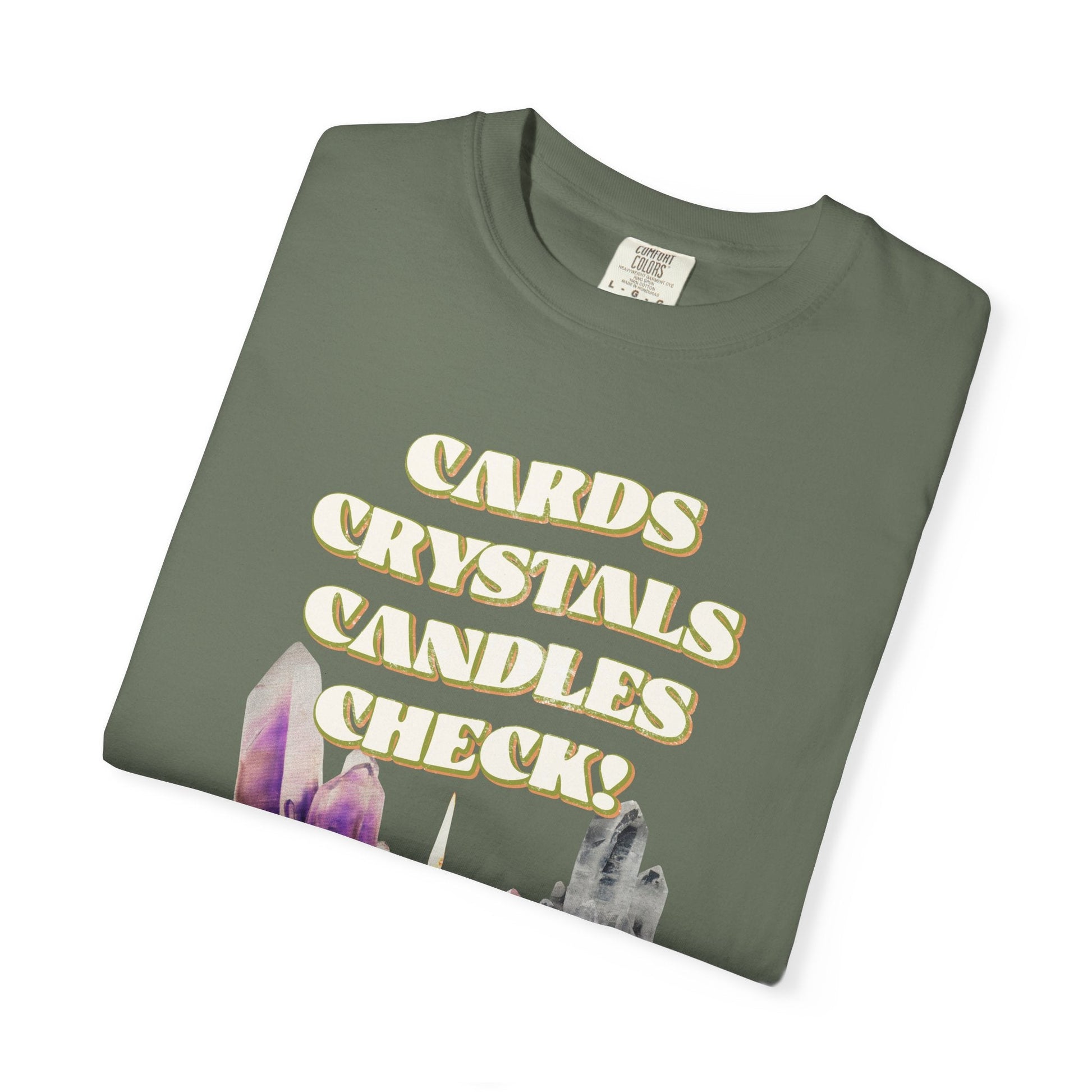 Cards, Crystals, Candles T-Shirt Printify