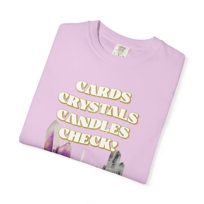 Cards, Crystals, Candles T-Shirt Printify