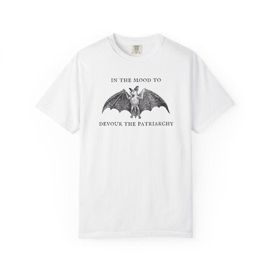 Devour the Patriarchy Bat T-Shirt Printify